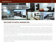 Tablet Screenshot of hotelwinnerinn.com